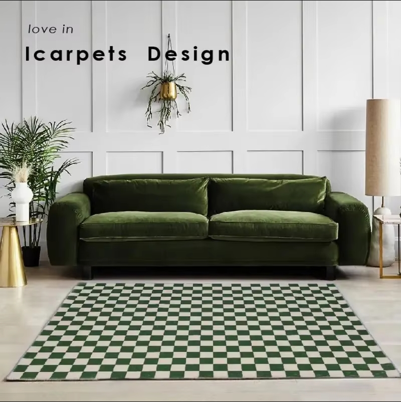 Commercial Dishwasher Table - VIKAMA Checkerboard Carpet Living Room Modern