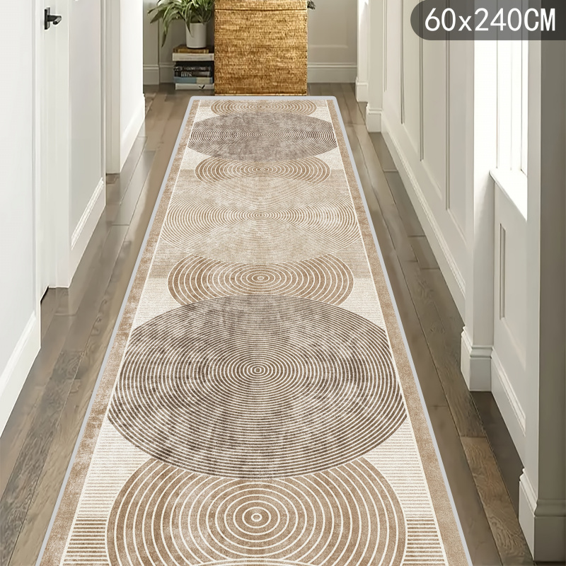 Kitchen Flooring Commercial - VIKAMA Geometric Striped Runner Rug Non-slip