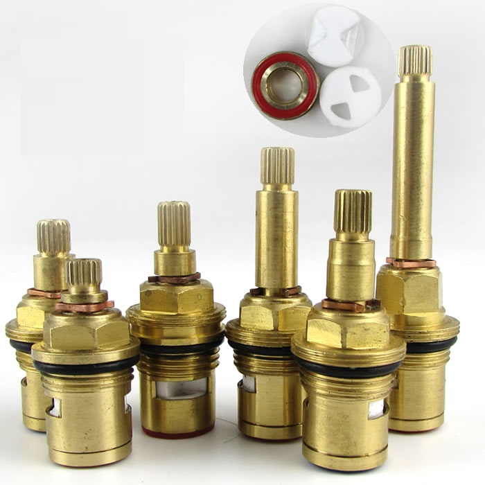 Commercial Kitchen Taps - 1/4 Turn G1/2 Double Teeth Brass