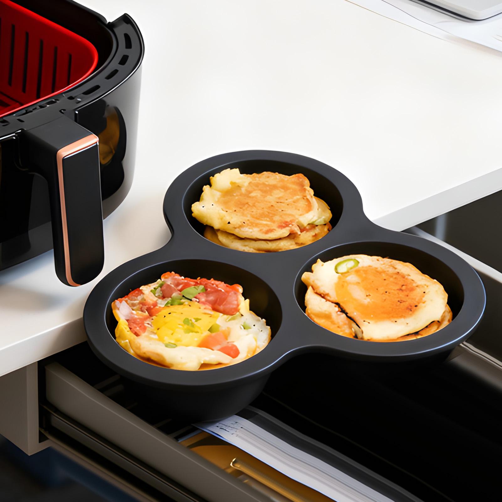 Silicone Egg Cups for Air Frye - Deep Fryer Commercial ulasan dan harga