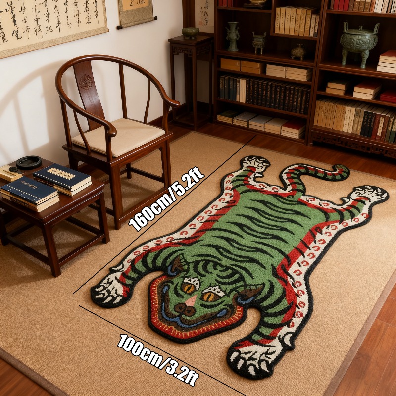 VIKAMA Tiger Pattern Rug Non-s - Commercial Dishwasher Table ulasan dan harga