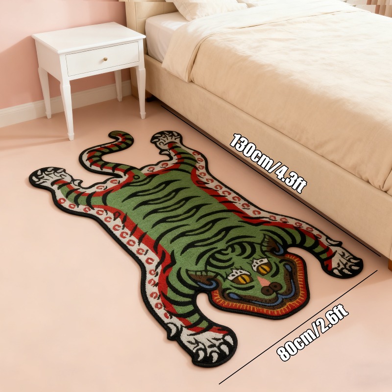 VIKAMA Tiger Pattern Rug Non-s - Commercial Dishwasher Table ulasan dan harga