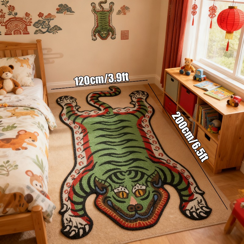 VIKAMA Tiger Pattern Rug Non-s - Commercial Dishwasher Table ulasan dan harga