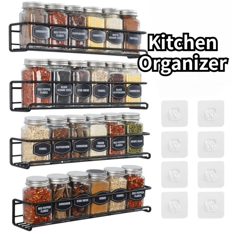 2PCS Kitchen Spice Rack Metal  - Commercial Kitchen Shelving ulasan dan harga