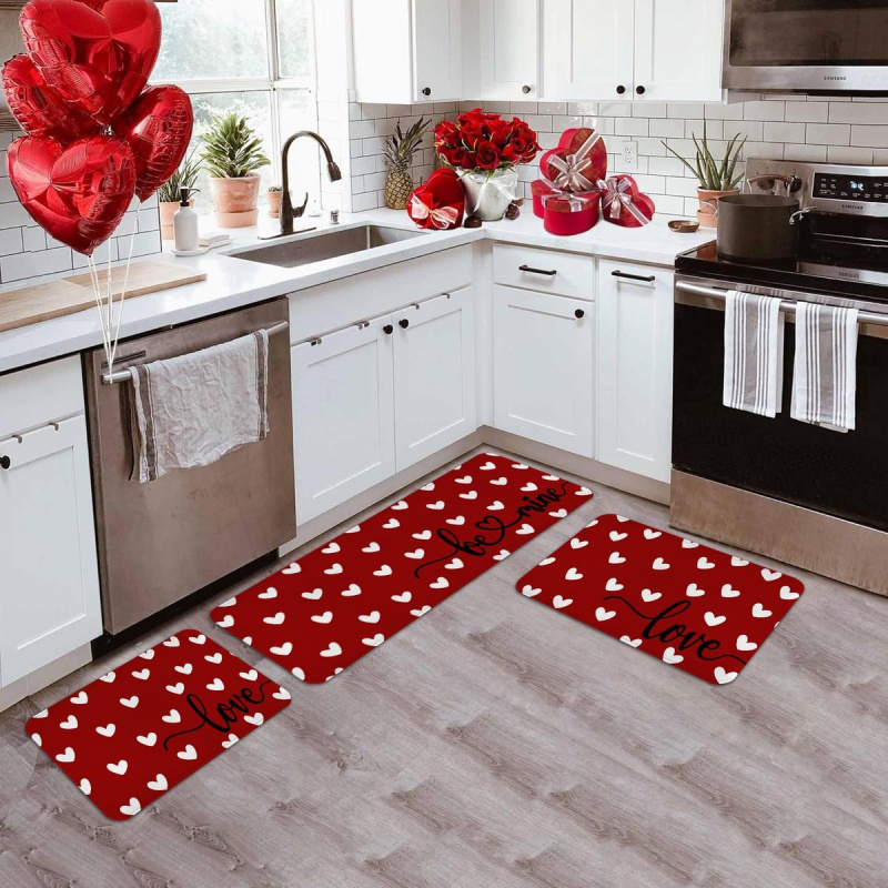 Valentine's Day Kitchen Carpet - Kitchen Flooring Commercial ulasan dan harga
