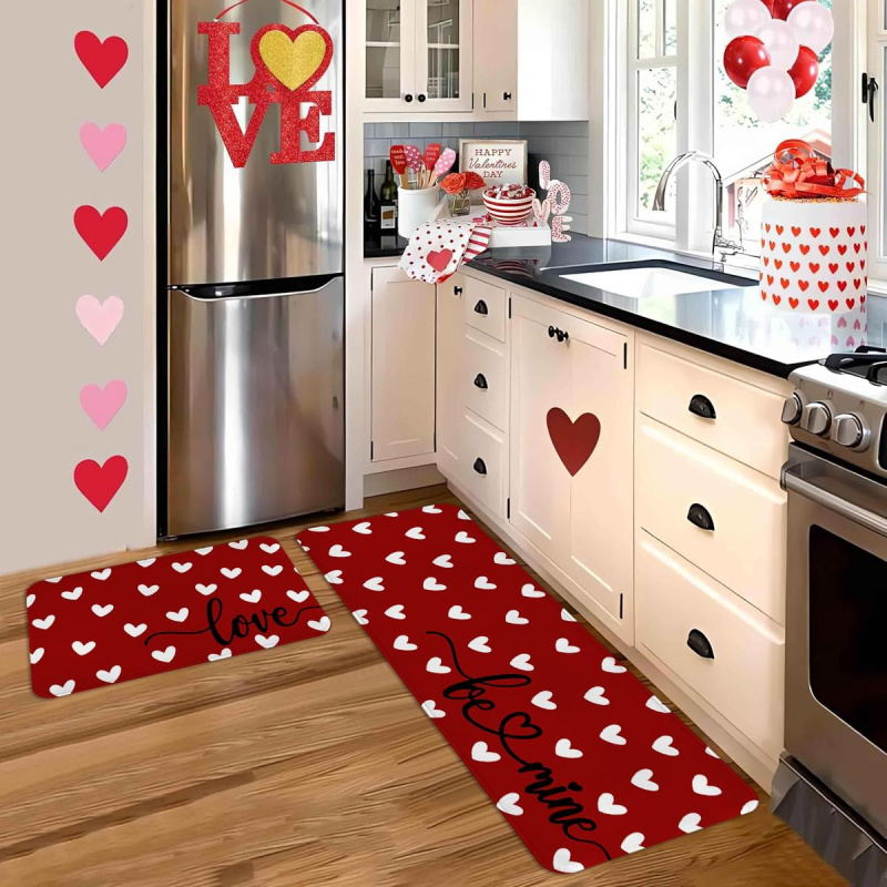 Valentine's Day Kitchen Carpet - Kitchen Flooring Commercial ulasan dan harga