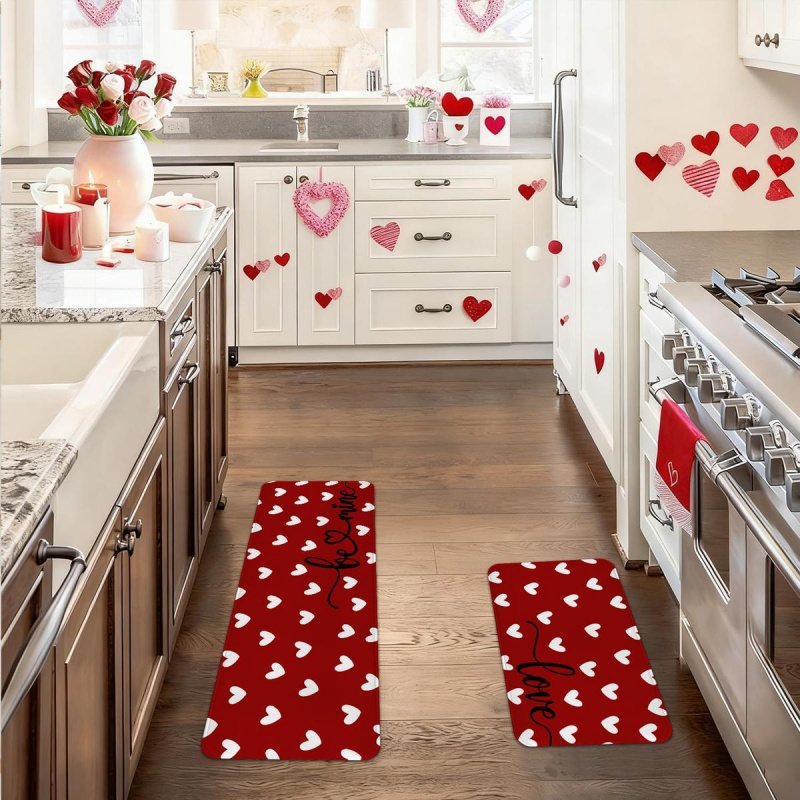 Valentine's Day Kitchen Carpet - Kitchen Flooring Commercial ulasan dan harga