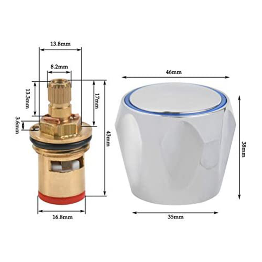 2pcs Tap Handle Kitchen/bathro - Commercial Kitchen Taps ulasan dan harga