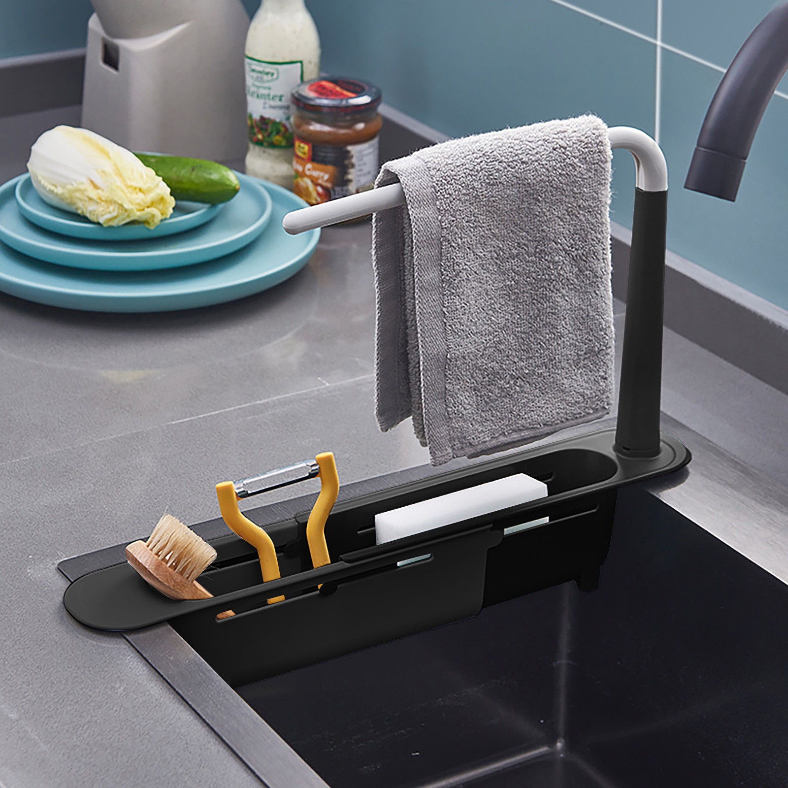 elescopic Sink Shelf Drainer R - Commercial Kitchen Shelving ulasan dan harga