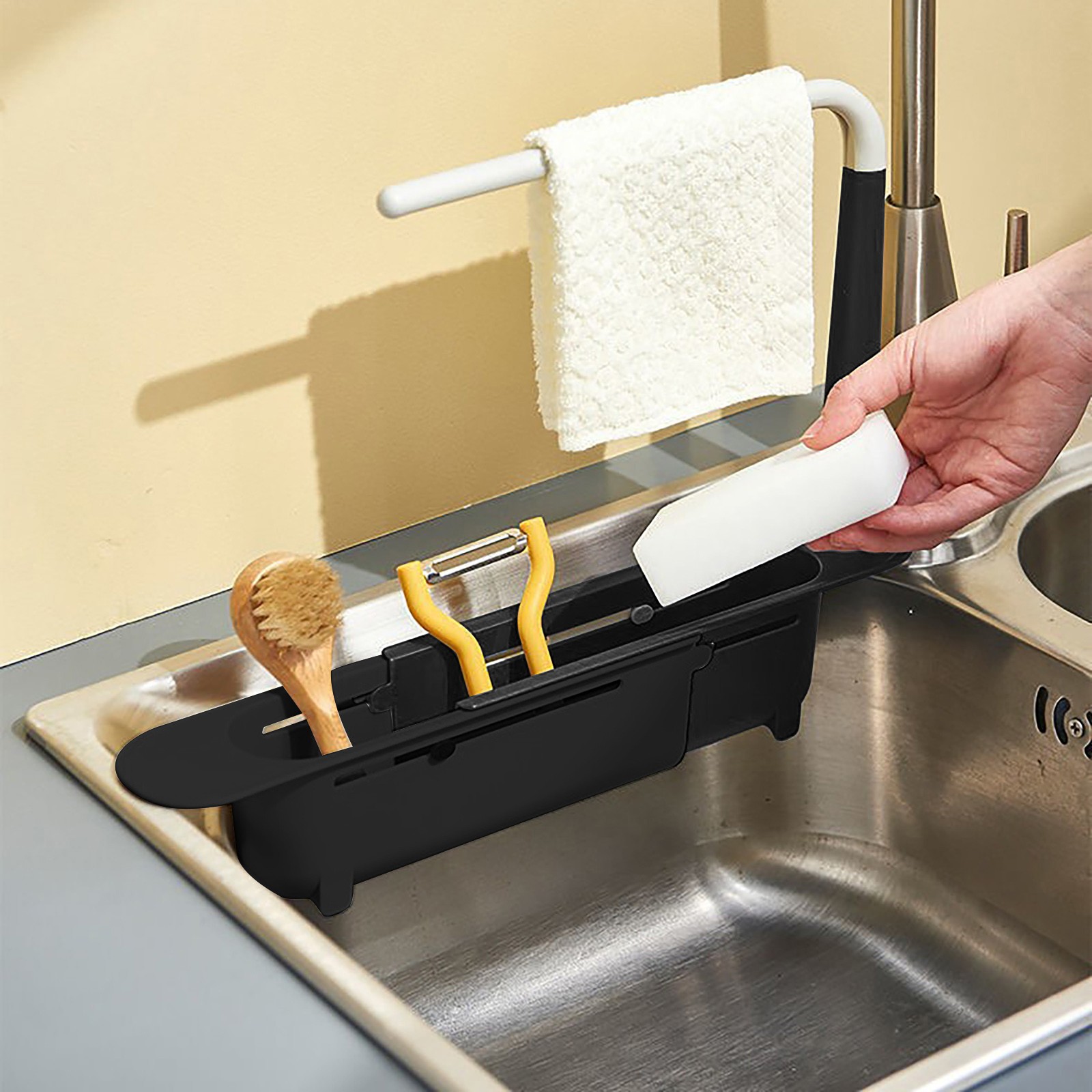 elescopic Sink Shelf Drainer R - Commercial Kitchen Shelving ulasan dan harga