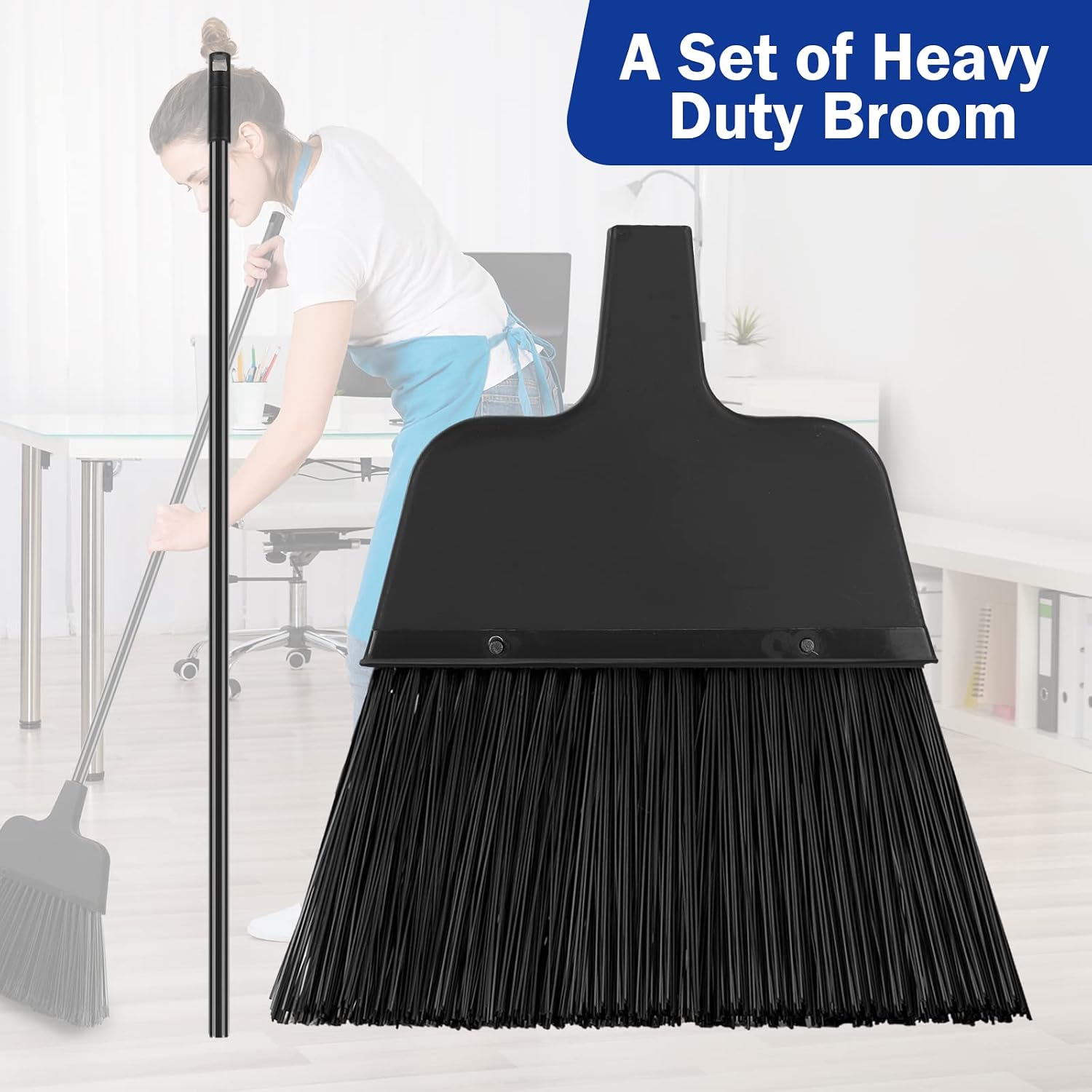 8 Pcs Outdoor Broom for Floor  - Commercial Kitchen Broom ulasan dan harga