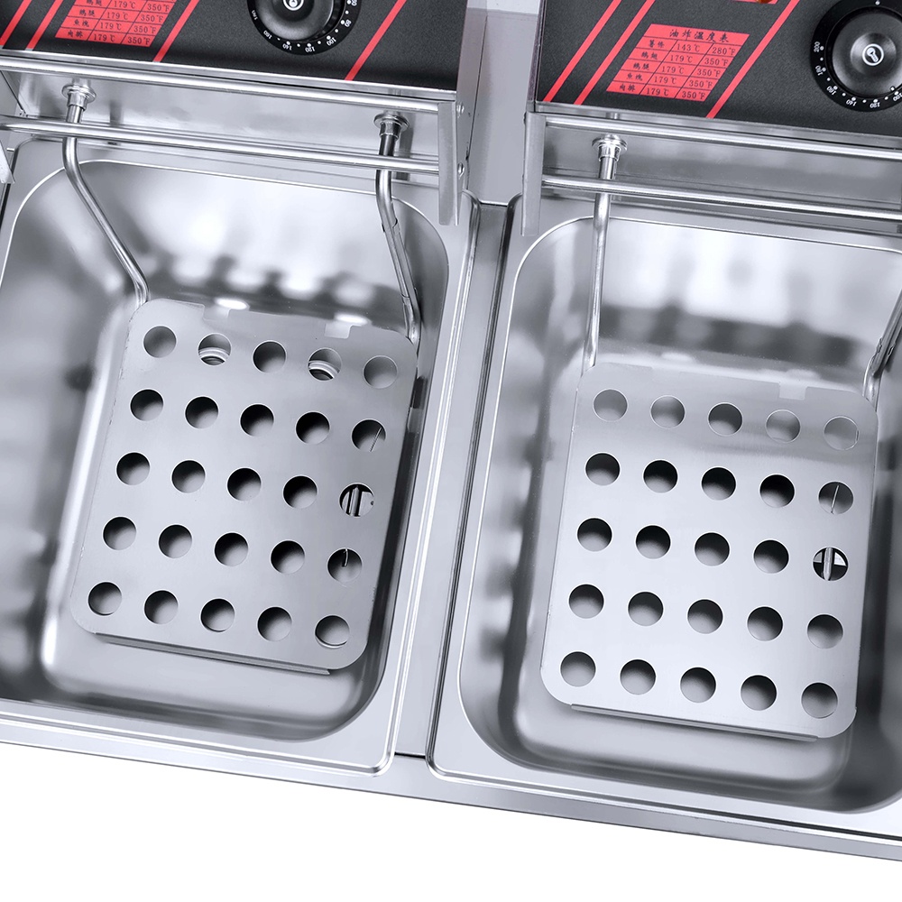 Double Tank Deep Fryer Machine - Deep Fryer Commercial ulasan dan harga