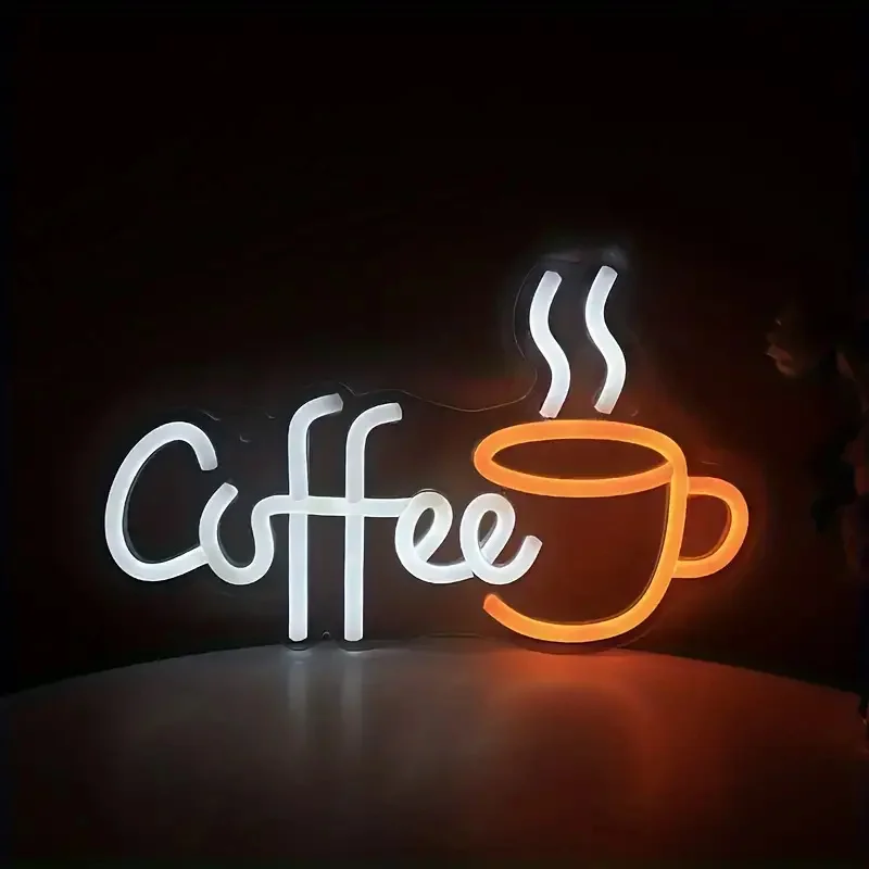 Coffee Cup Designed Neon Sign  - Commercial Kitchen Design ulasan dan harga
