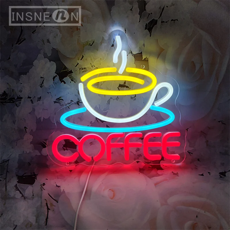 Coffee Cup Designed Neon Sign  - Commercial Kitchen Design ulasan dan harga