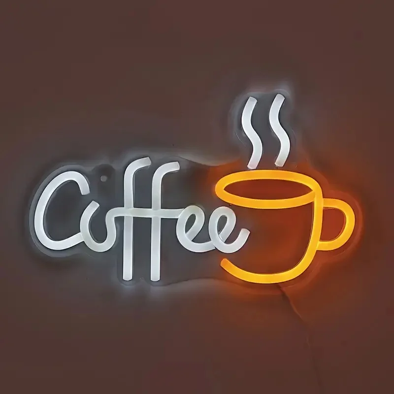 Coffee Cup Designed Neon Sign  - Commercial Kitchen Design ulasan dan harga