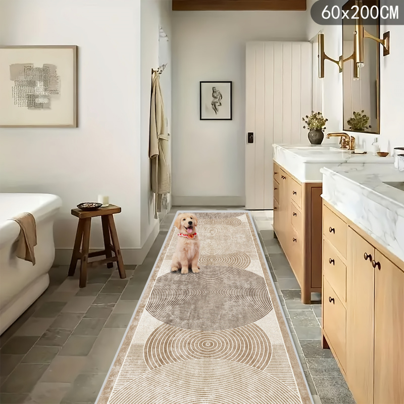 VIKAMA Geometric Striped Runne - Kitchen Flooring Commercial ulasan dan harga