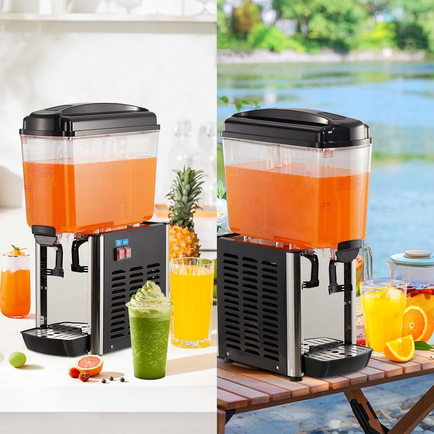 Tacleekii 18L Commercial Bever - Cold Drink Dispenser ulasan dan harga