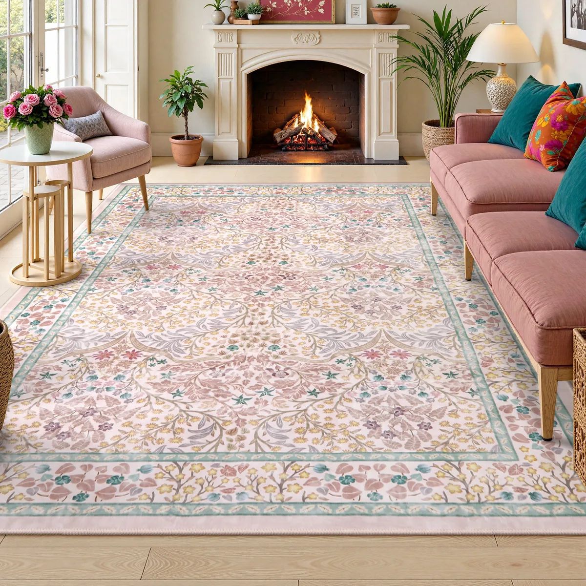 Bohemian Floral Abstract Style - Commercial Dishwasher Table ulasan dan harga