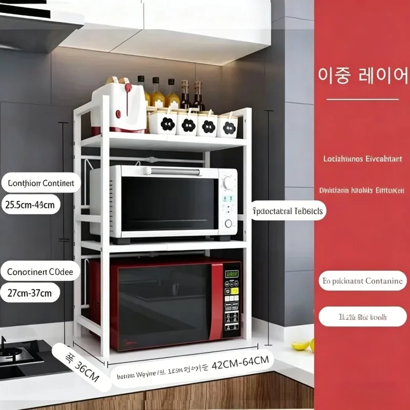 Kitchen Countertop 2Layer Micr - Commercial Kitchen Shelving ulasan dan harga