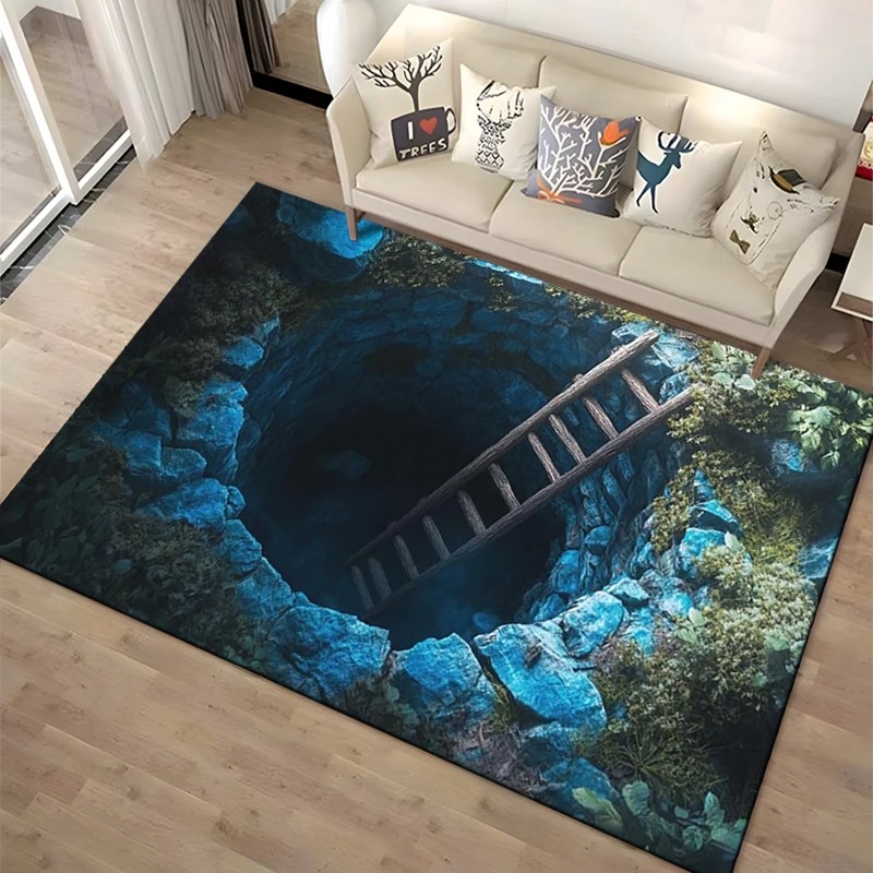 3D Visual Doormat Prank Porch  - Commercial Dishwasher Table ulasan dan harga