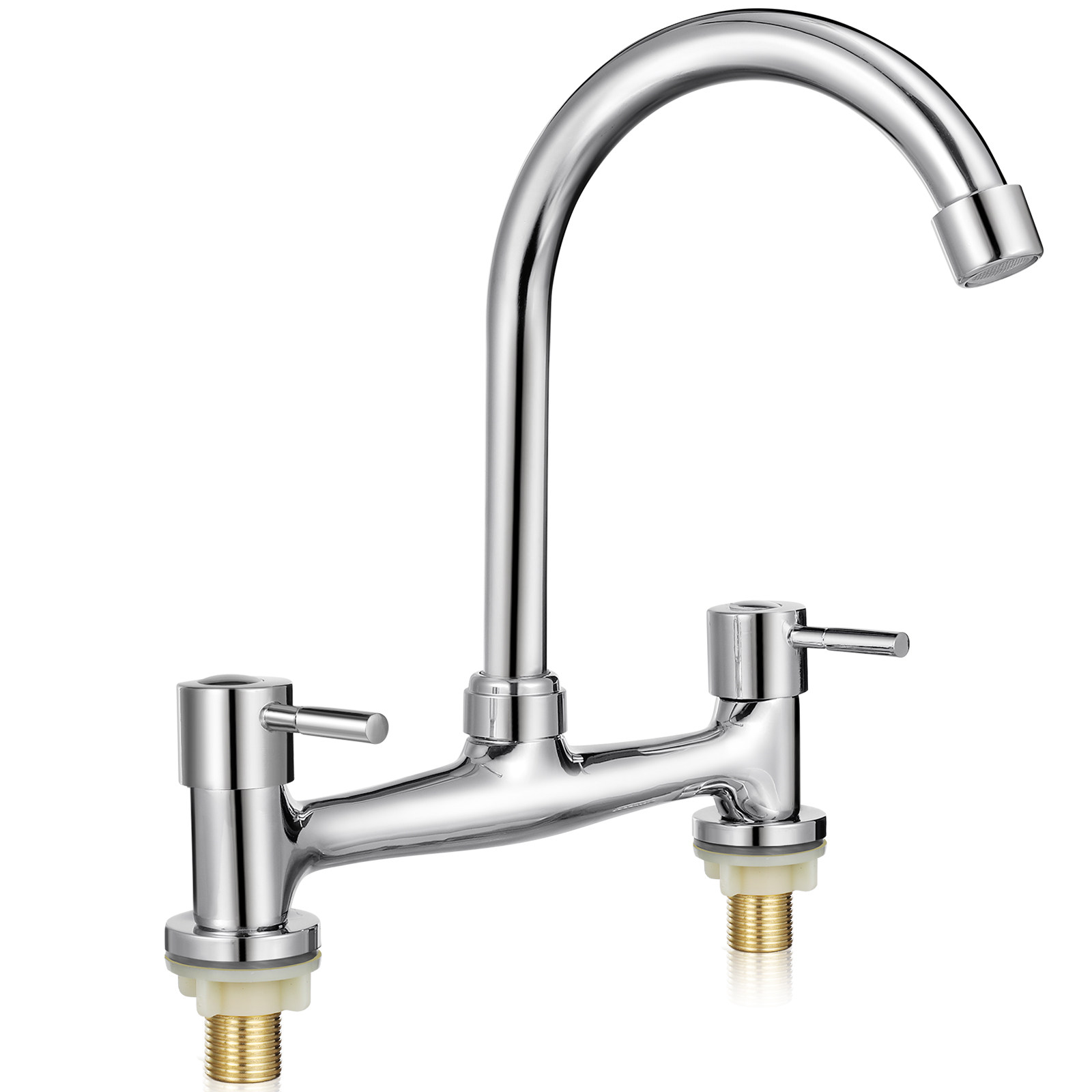Dual Hole Kitchen Faucet 20cm  - Commercial Kitchen Taps ulasan dan harga