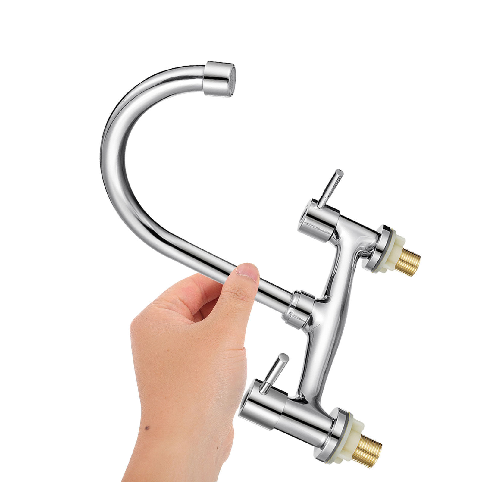 Dual Hole Kitchen Faucet 20cm  - Commercial Kitchen Taps ulasan dan harga