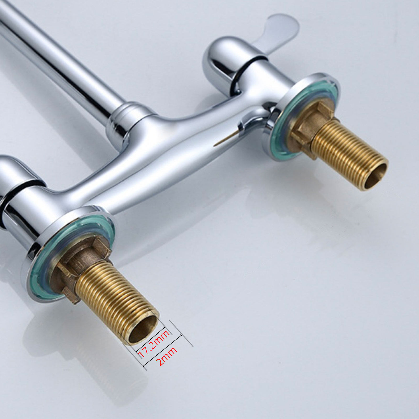 Dual Hole Kitchen Faucet 20cm  - Commercial Kitchen Taps ulasan dan harga