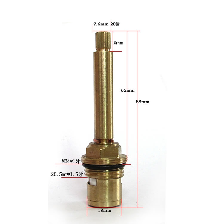 1/4 Turn G1/2 Double Teeth Bra - Commercial Kitchen Taps ulasan dan harga